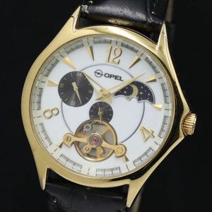 1 jpy operation Opel smosekoAT/ self-winding watch white face men's wristwatch TKD 2973000 4ETY