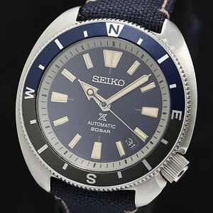 1 jpy operation superior article Seiko Prospex AT blue face 4R35-04J0 Date men's wristwatch KMR 0432300 5NBT