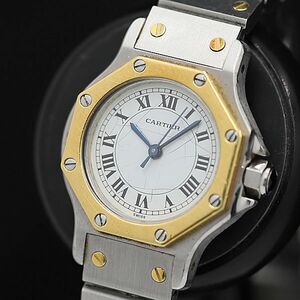 1 иен Cartier AT белый циферблат SS/YG ok tagon женские наручные часы TCY5028210 5PRT