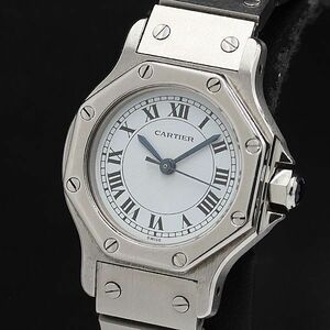 1 иен работа хорошая вещь Cartier солнечный tos ok tagon серебряный белый циферблат AT/ самозаводящиеся часы женские наручные часы NSY 0089210 5BJT