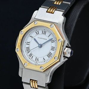 1 иен с коробкой Cartier 750 солнечный tos ok tagonSM 90749930 AT/ самозаводящиеся часы примерно 51.9gg раунд белый циферблат женские наручные часы INB 3907310 5DIT