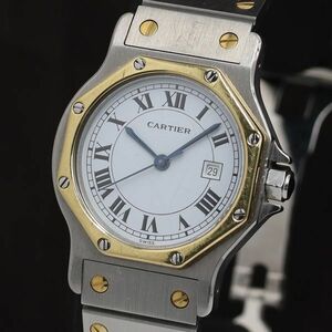 1 иен работа хорошая вещь Cartier AT солнечный tosYG×SS белый циферблат ok tagon женские наручные часы TCY 6559410 5KHT