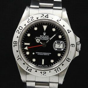 1 jpy box attaching Rolex Explorer 2 16570 S351560 AT/ self-winding watch black face Date men's wristwatch DOI 0001870 4RKT