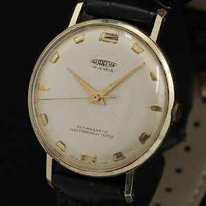 1 jpy operation ore all hand winding antique ivory face round men's wristwatch TCY2011000 5BJY