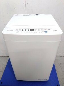 【大阪/岸和田発 格安自社便】Hisense 全自動洗濯機 HW-T45D 4.5kg 2021年製/ステンレス槽 シャワー水流 選べるお好みボタン ローダウン