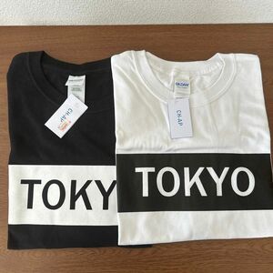 新品　ギルダンtシャツ2枚セット　東京モノクローバーtシャツ Tシャツ ホワイト　ブラック