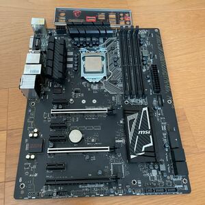 MSI ATX マザーボード Z170A GAMING PRO CARBON CPU G3900付 LGA1151 DDR4 Windows10 インストール確認済 ジャンク扱い