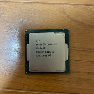 Intel Core i5 7400 SR32W 3.00GHZ 起動確認済 1