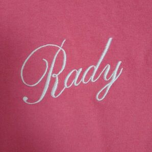 used【Rady】ロゴ ピンク オーバーサイズＴシャツ F