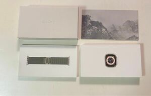 Apple Watch Ultra GPS+Cellularモデル 49mm グリーンアルパイン 美品