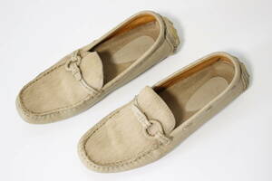 E753 Ginza Kanematsu GINZA Kanematsu is lako driving shoes Loafer moccasin shoes beige 35 approximately 22cm~ approximately 22.5cm