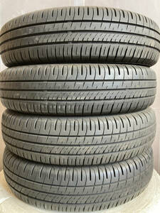 バリ山 145/80R13 4本 DUNLOP ENASAVE 夏タイヤ中古 格安 アルトラパンワゴンRムーヴタントなどに 作業対応/手渡し可 札幌市白石区 N1241