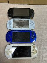 PlayStation SONY PSP 1000 3台　2000 1台　プレイステーション ソニー まとめ　4台　中古品_画像1