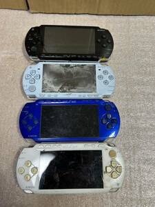 PlayStation SONY PSP 1000 3台　2000 1台　プレイステーション ソニー まとめ　4台　中古品