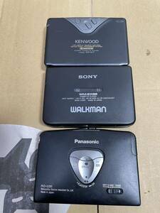 カセットプレーヤー SONY WALKMAN Panasonic ソニー ウォークマン ポータブルカセットプレーヤー カセットウォークマン まとめ　3台　