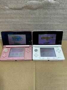 Nintendo 3DS white pink Nintendo 3DS summarize 2 pcs secondhand goods 