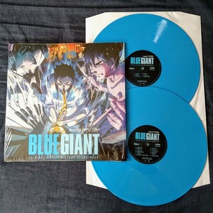 BLUE GIANT original motion picture soundtrack blue ja Ian to foreign record record 2 sheets set LP Uehara ...