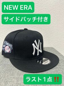 NEW ERA ベースボールキャップ ストレートキャップ サイドパッチ スナップバック NY ヤンキース 流行り オシャレ 