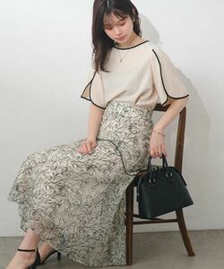 【未使用新品】natural couture シャツ ブラウス レディース 「WEB限定」BACKパールハチワレスリーブTOPS