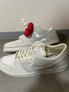 未使用　NIKE sb us 12 30㎝ Nike SB Dunk Low PRM City of Love Sail/White スニーカー ナイキ US 限定　コラボ　ホワイト