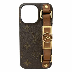 【中古】｜ルイヴィトン LOUIS VUITTON バンパー ドーフィーヌ iPhone 13 Pro スマホケース モノグラム キャンバス M81214 アイフォン