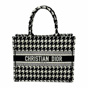 Christian Dior Christian Dior 50-MA-0272 книжка большая сумка medium ручная сумочка парусина женский оттенок черного тысяч птица рисунок [ средний 