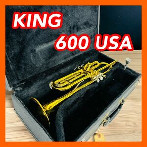 トランペット KING 600 USA マウスピース ハードケース