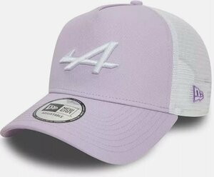 送料無料 Alpine F1 New Era Trucker Baseball Cap アルパイン メッシュキャップ 帽子 バイオレット