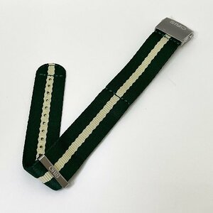  new goods Oris original bai color teki style strap color is green X beige 52124FC rug width 21 millimeter Oris excepting also you can use 