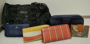 【1つ500円〜　まとめ売り】COACH　Sybilla　　Samantha Thavasa　ピエールバルマン等　財布　ハンドバッグ　トートバッグ　合計6点