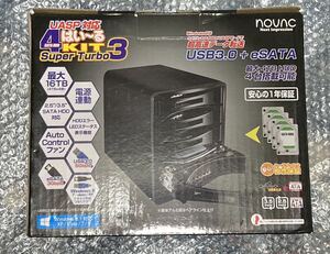 USB3.0/eSATA対応 SATA HDD/SSD4台ケース 4SATA HDD はい～るKIT Super Turbo 3