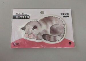 * new goods pretty memory paper cat .. animal animal sticky note ...*