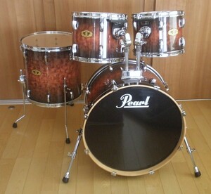 良品です。隠れ名機 Pearl VISION SST ALL MAPLE SHELL パール メイプル・シェル ドラムセット