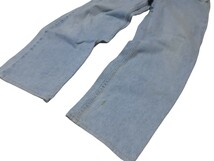 95s-USA製:Levi's-リーバイス/555 ブリーチ加工/ジーンズ/レギュラー/used/w33 L34 _画像3