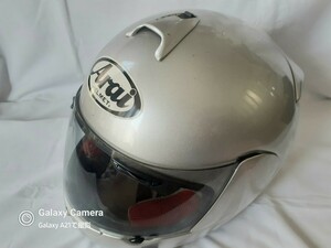 Arai アライ フルフェイスヘルメット HR-INNOVATION 59〜60cm フラッシュシルバー used