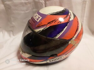 希少:SHOEI NRV-ITOH:伊藤真一:フルフェイスヘルメット:used:L ジャンク　観賞用