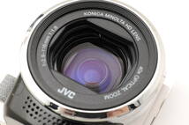 美品 動作品 JVC Everio エブリオ GZ-HM390-W FULL HD 白 ホワイト ビクター デジタルビデオカメラ 充電ケーブル付 管GG3027_画像10