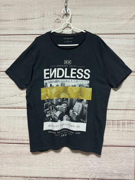 PRIMARK 古着　Tシャツ　ENDLESS アート柄　グラフィック