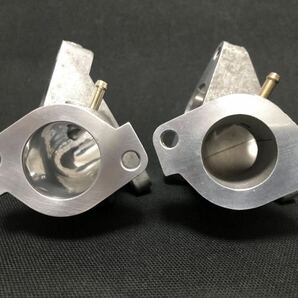 アドレスV125/G/S/SS，純正加工 φ27BIGスロットルボディー用 専用サイズ 純正インテークマニホールド鏡面加工/インシュレーターの画像2