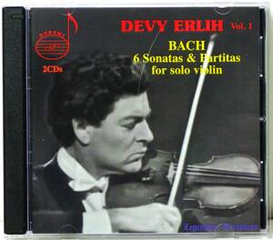輸入盤 エルリー J.S.バッハ 無伴奏ヴァイオリンのためのソナタとパルティータ 2CD DEVY ERLIH J.S.BACH 6 SONATAS & PARTITAS FOR ~ 