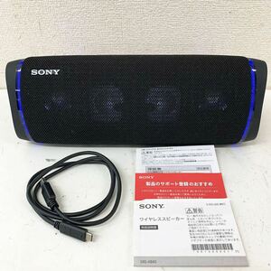 【A-2】 SONY SRS-XB43 ポータブルワイヤレススピーカー Bluetoothスピーカー ソニー 音出し確認済み 動作OK 1785-53