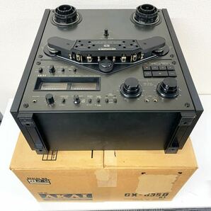 【D-4】 AKAI GX-635D オープンリールデッキ アカイ オーディオ機器 再生OK 録音音質不具合あり 1784-63の画像1