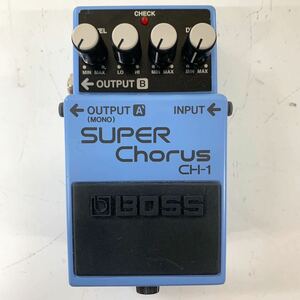 【A-4】 BOSS CH-1 Super Chorus エフェクター コーラス ボス スーパーコーラス 音出し確認済み 1865-91