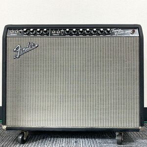 【直接引取り限定】 Fender 65 TWIN REVERB AMP PR186 ギターアンプ フェンダー ツインリバーブ ガリ多数 不具合あり 音出しOK Dr 1870-26