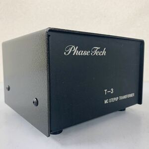 【A3】 Phase Tech T-3 昇圧トランス 現状品 フェーズテック MCカートリッジ用 音響機器 オーディオ 1785-61