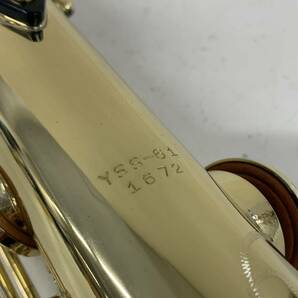 【P-1】 Yamaha YSS-61 ソプラノサックス ヤマハ ケース付き 1784-77の画像7