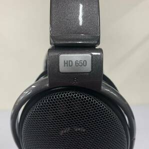 【A2】 Sennheiser HD650 ヘッドホン 動作品 ゼンハイザー 開放型 オーディオ 音響機器 1785-42の画像2