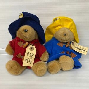 パディントン 31 st anniversary ぬいぐるみ2個セット テディベア paddington's エデン社 eden レトロ くま