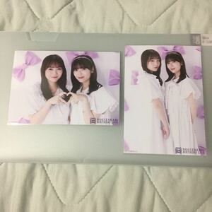 乃木坂46 生写真 岩本蓮加 田村真佑 12周年記念 2shot セミコンプ