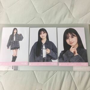 乃木坂46 中村麗乃 生写真 デニムジャケット コンプ